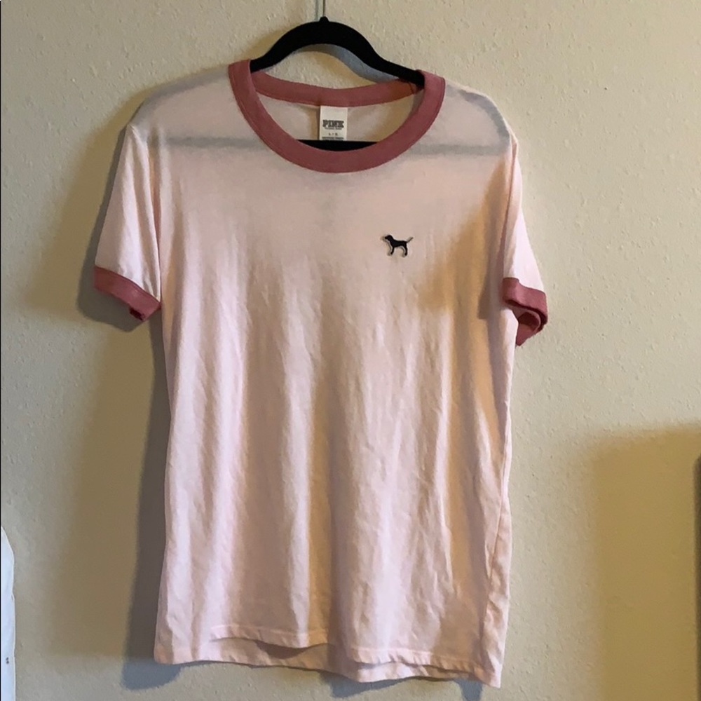 VS pink short sleeve shirt NWT